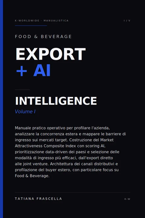 Intelligence — Export Engineering + AI, titolo provvisorio
